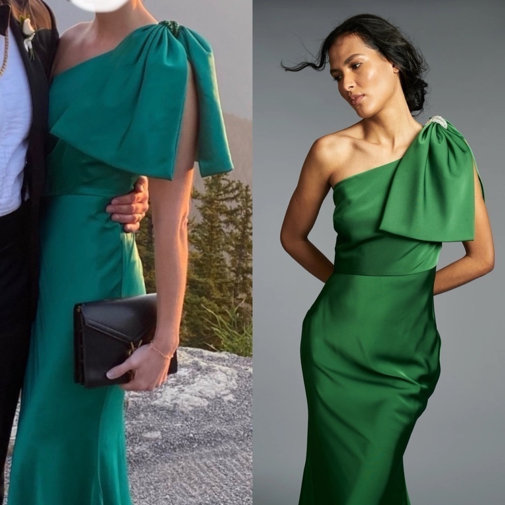 SACHIN & BABI Aubrey Gown in Emerald